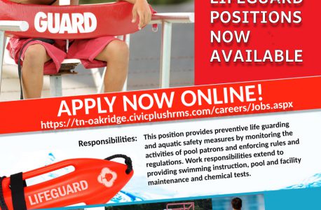 Seasonal Lifeguard Positions are Now Available!
