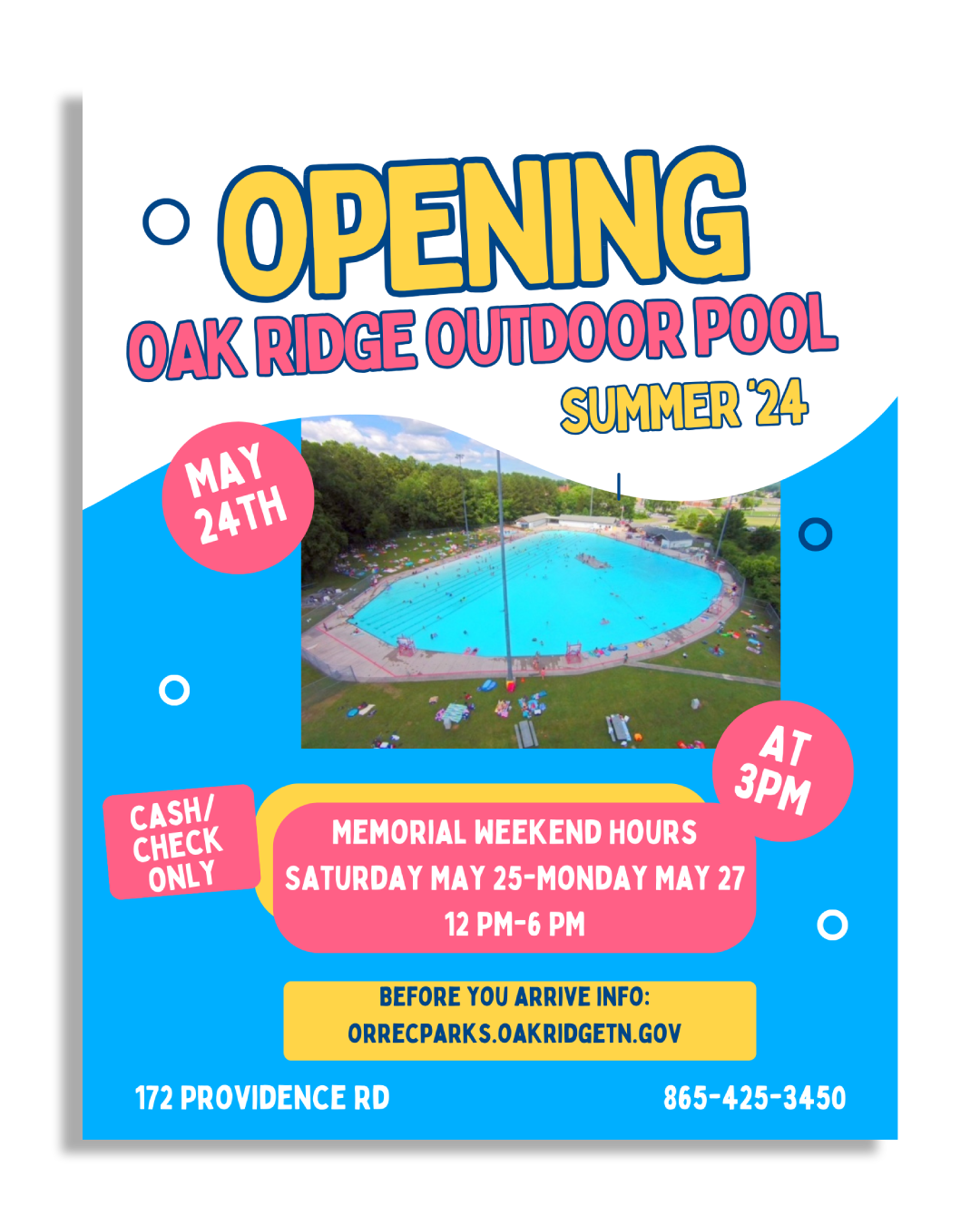 Outdoor Pool Opening