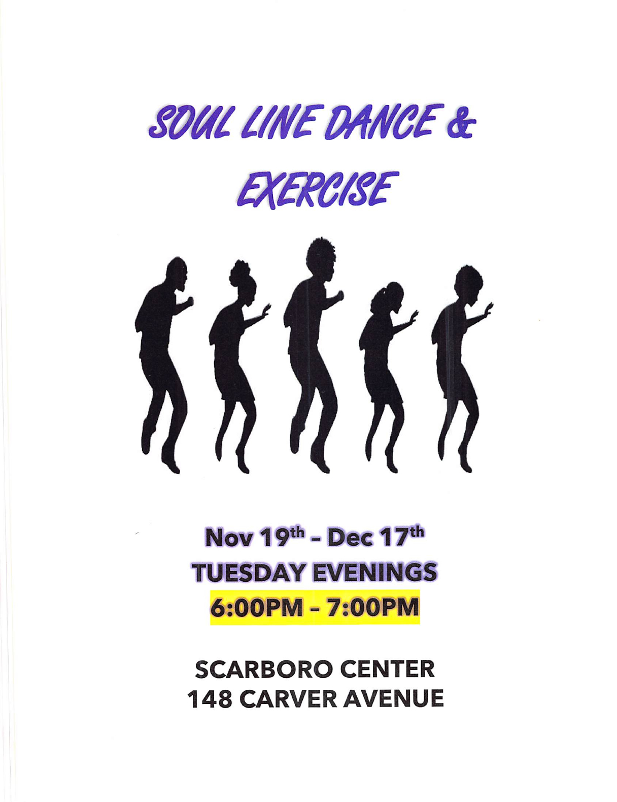 Scarboro Soul Line Dance & Exercise