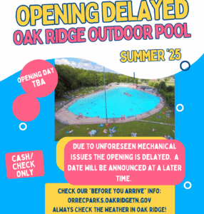 Outdoor Pool Opening Delayed