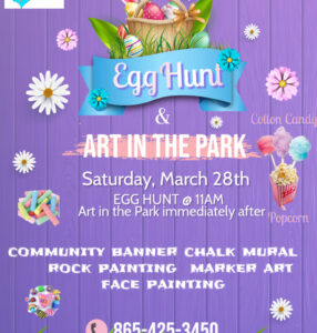 Egg Hunt and Art In The Park