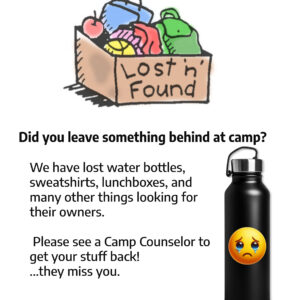 Did you lose something at Summer Camp?