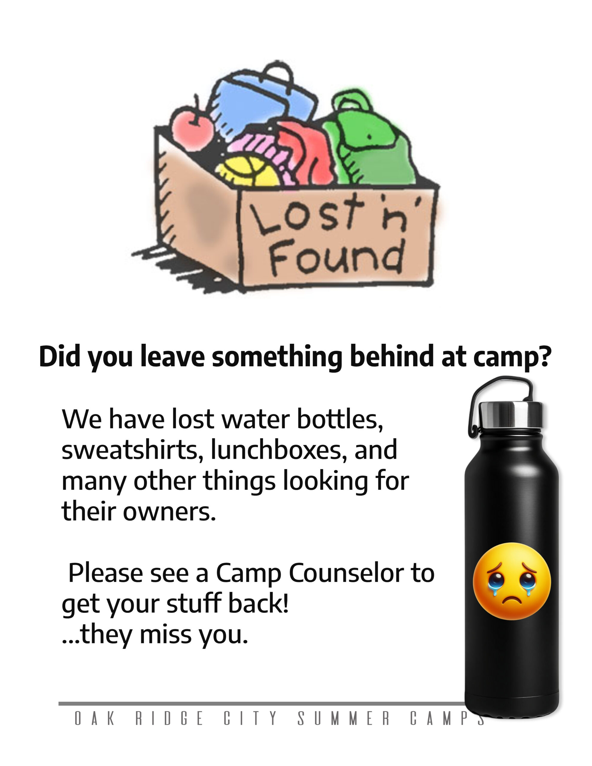 Did you lose something at Summer Camp?