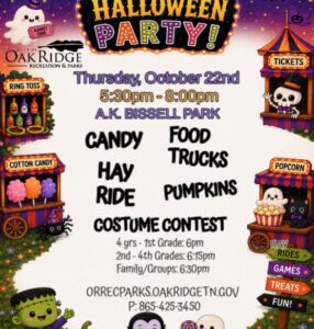 Volunteer for the Annual City Halloween Party