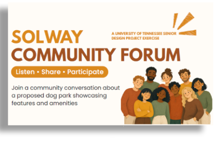 Upcoming Solway Community Forum for Dog Park